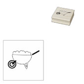 Wielbarrow Art Stamp Rubberstempel (Gestempeld)