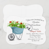 Wielbarrow, volledig van Flowers Invitation Kaart (Voorkant / Achterkant)