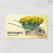 wielbloemen Gardener QR-code Visitekaartje (Voorkant)