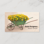 wielbloemen Gardener QR-code Visitekaartje (Voorkant)