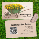 wielbloemen Gardener QR-code Visitekaartje