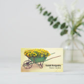 wielbloemen Gardener QR-code Visitekaartje (Staand voorkant)