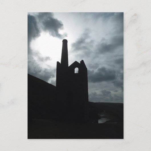 Wielcoaten Tin Mine Ruins Cornwall England Briefkaart (Voorkant)