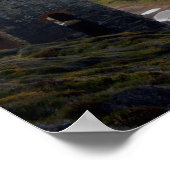 Wielcoaten Tin Mine Ruins Cornwall England Poster (Hoek)