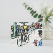 wieldruk briefkaart (Staand voorkant)