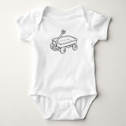 Wielen - Baby Romper (Voorkant)
