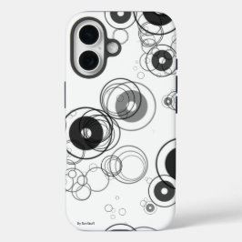 Wielen Binnen Wielen Zwart & Wit iPhone Case