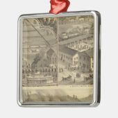 Wielen IJzer en Nail Company Metalen Ornament (Links)