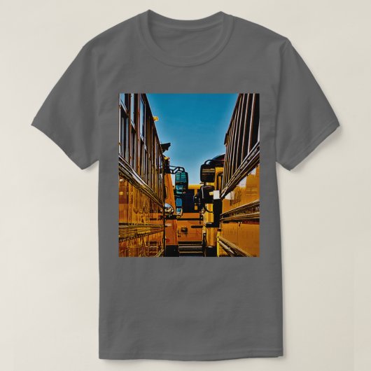 Wielen in de bus t-shirt (Design voorkant)