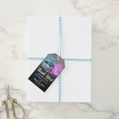 Wielen of Hakken geslacht onthullen gunst tag. Cadeaulabel (Met Touw)