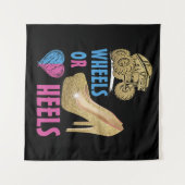 Wielen Of Hakken Je Moeder Houdt Van Jou Geslacht Wandkleed (Voorkant (horizontaal))