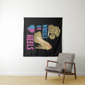 Wielen Of Hakken Je Moeder Houdt Van Jou Geslacht Wandkleed (In Situ (horizontaal))