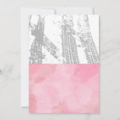 Wielen of hakken onthullen genderuitnodigingen kaart (Achterkant)