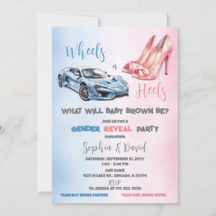 Wielen of heels Genderpartij onthullen Kaart