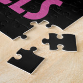 Wielen of Heels je mama houdt van je geslacht Legpuzzel (Zijkant)