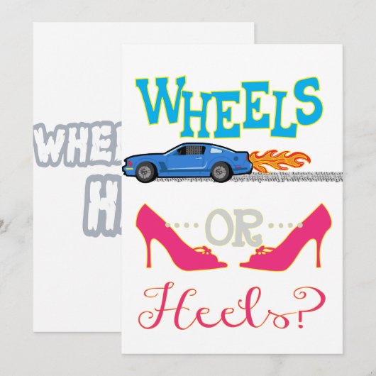 Wielen of Hielen Kaart (Voorkant / Achterkant)