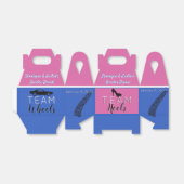 Wielen of Wielen | Roze & Blauw {CAR} Geslacht ont Bedankdoosjes (Uitgevouwen)