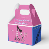 Wielen of Wielen | Roze & Blauw {CAR} Geslacht ont Bedankdoosjes (Voorkant Zijde)