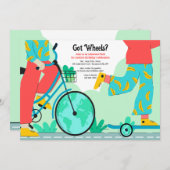 Wielen Onder De Auto Kaart (Voorkant / Achterkant)