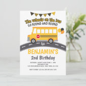 Wielen op de bus kaart (Staand voorkant)