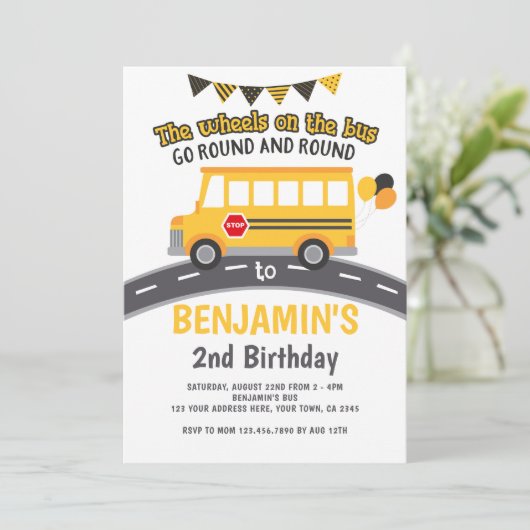 Wielen op de bus kaart (Staand voorkant)