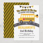 Wielen op de bus kaart (Voorkant / Achterkant)