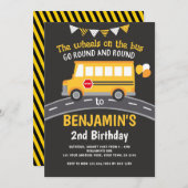 Wielen op de bus kaart (Voorkant / Achterkant)