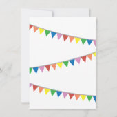 Wielen op de bus-schoolbus Kinderen van Birthday P Kaart (Achterkant)