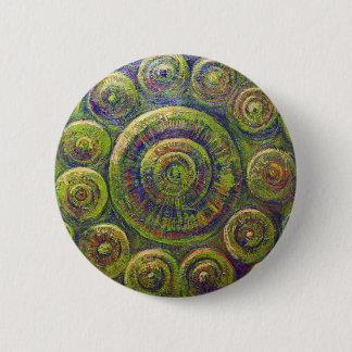 Wielen (religieuze geometrische symboliek) ronde button 5,7 cm