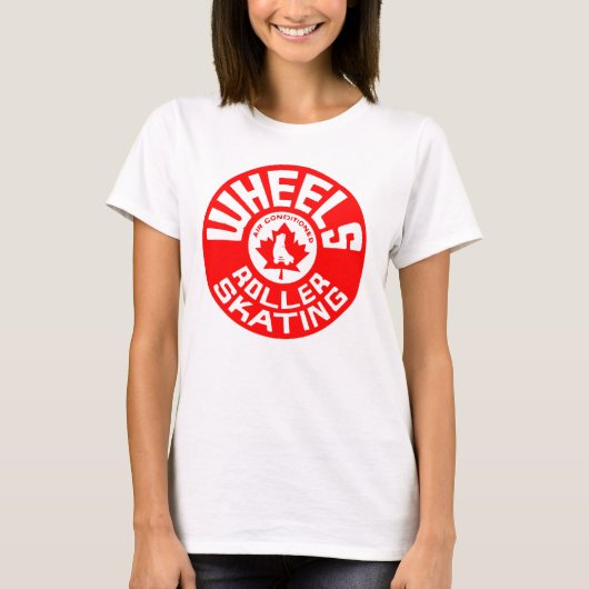 Wielen Rood/Wit Print T-shirt (Voorkant)
