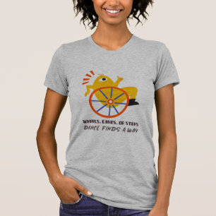 Wielen, Stokken, Of Stappen, Dans Vindt Een Manier T-shirt