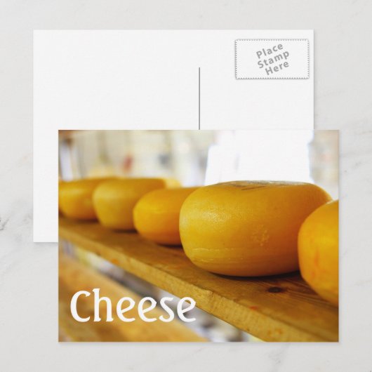 Wielen van Briefkaart kaas (Voorkant / Achterkant)