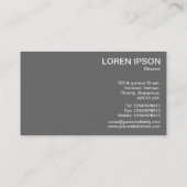 Wielen van de Industrie - Faded Groen en Wit Visitekaartje (Achterkant)