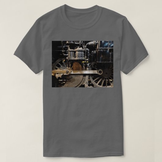 Wielen van de stoommotor t-shirt (Design voorkant)