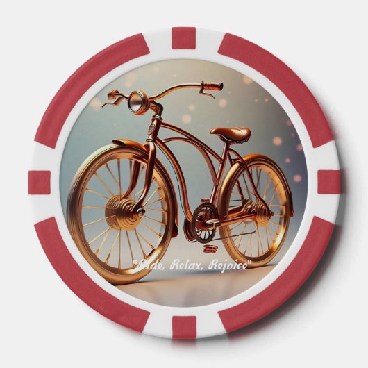 "Wielen van de tijd" Poker Chips (Voorkant)