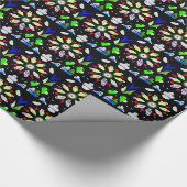 Wielen van geluk cadeaupapier (Hoek)