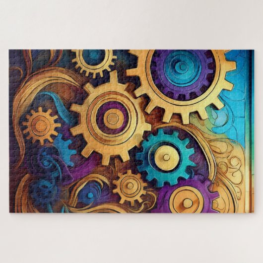 Wielen van het leven legpuzzel (Horizontaal)