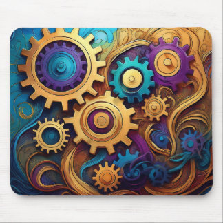 Wielen van het leven muismat