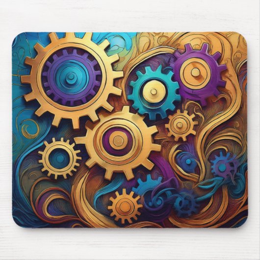 Wielen van het leven muismat (Voorkant)