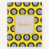 Wielen voor bouwnijverheid notitieboek (Voorkant)