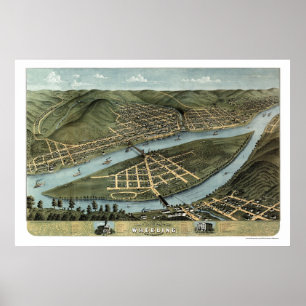Wielen, WV Panorama - 1870 Poster