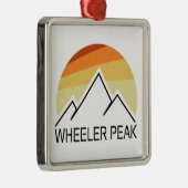 Wieler Peak Retro Metalen Ornament (Rechts)
