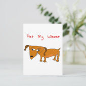 wielerhond briefkaart (Staand voorkant)