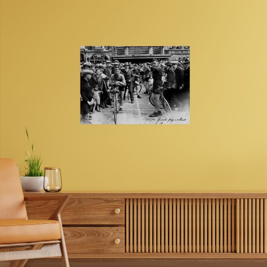 Wielerklassieker Parijs-Roubaix 1900 Poster (Woonkamer 2)