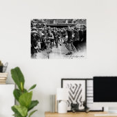 wielerwedstrijd Parijs Roubaix 1900 Poster (Thuiskantoor)