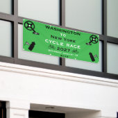 Wielerwedstrijd Spandoek (Buitenkant Gebouw)