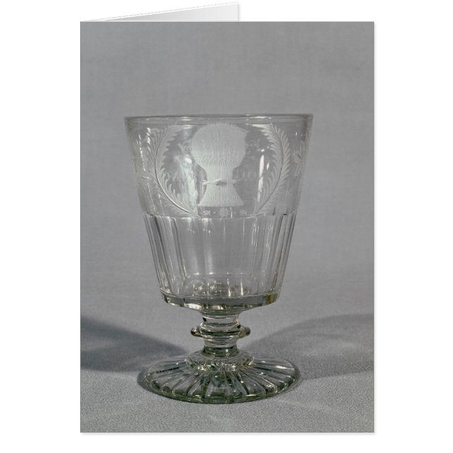 Wielgegraveerde goblet, c.1800-25 (Voorkant)