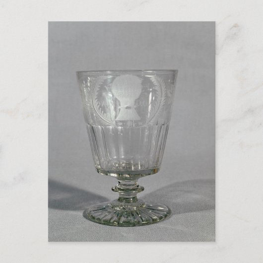 Wielgegraveerde goblet, c.1800-25 briefkaart (Voorkant)