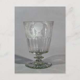 Wielgegraveerde goblet, c.1800-25 briefkaart