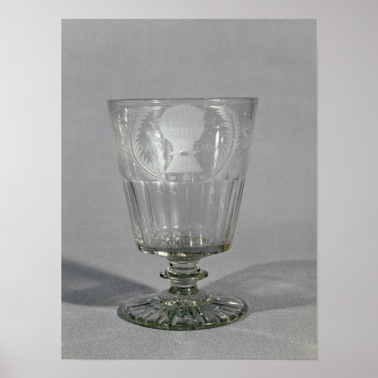 Wielgegraveerde goblet, c.1800-25 poster (Voorkant)